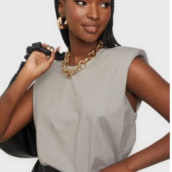 Vero Moda Shoulder Pads Tank Top - Picture 1 of 3